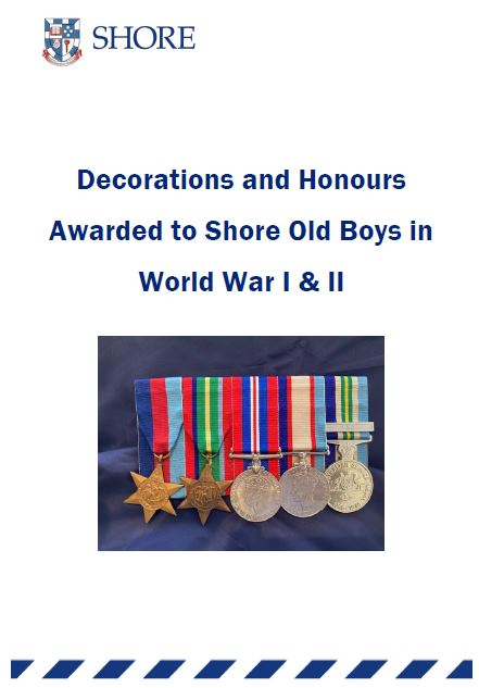 awards and decorations 麻豆直播 Old Boys WWI & II document